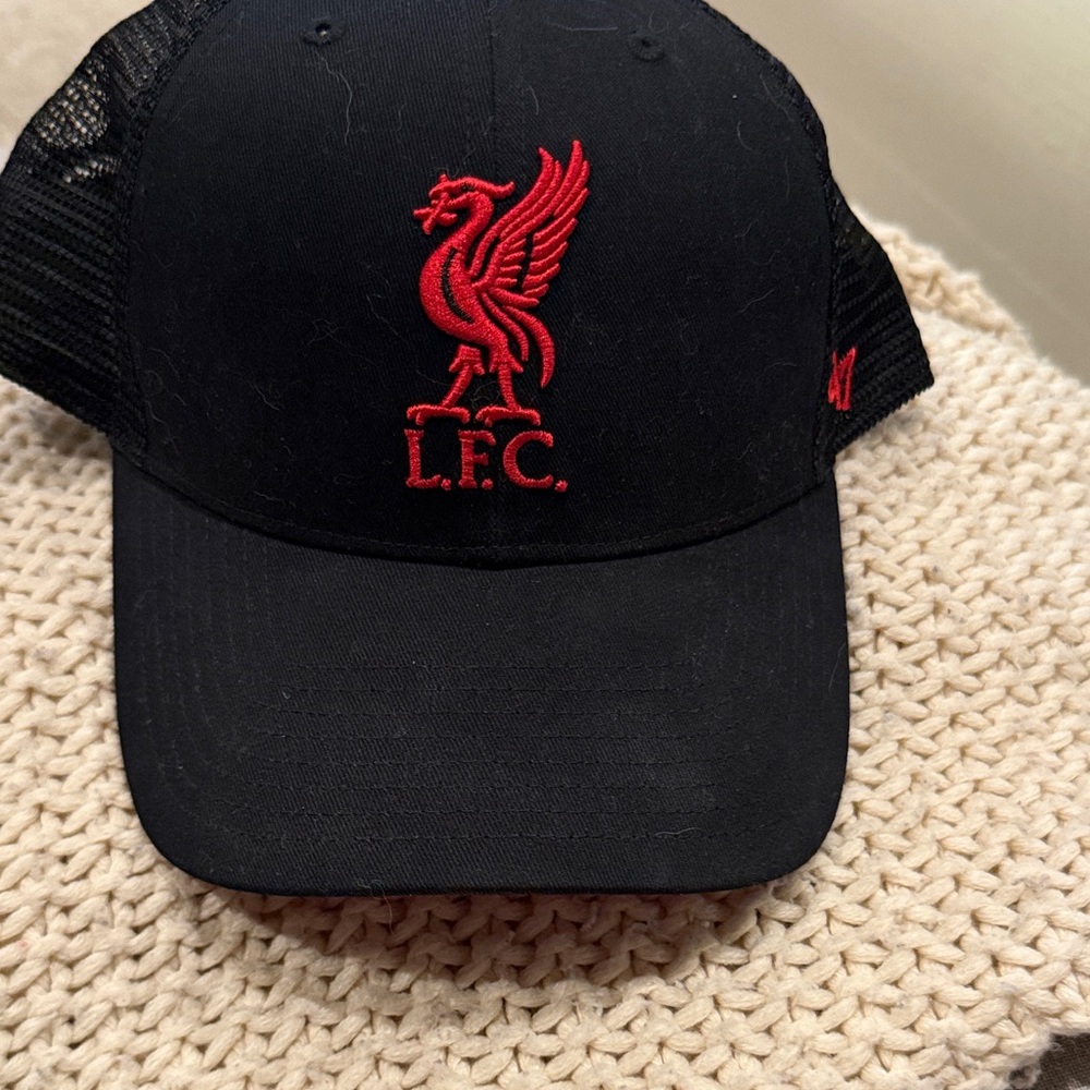 LFC black red 47 trucker hat